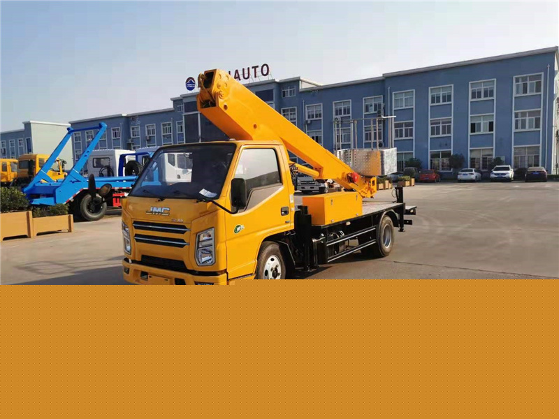 國六江鈴順達藍牌17.5米直臂伸縮式高空作業(yè)車
